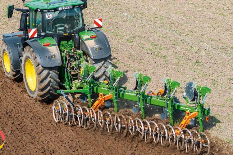 Amazone Ploughs with VSS Agro Furrow Packer