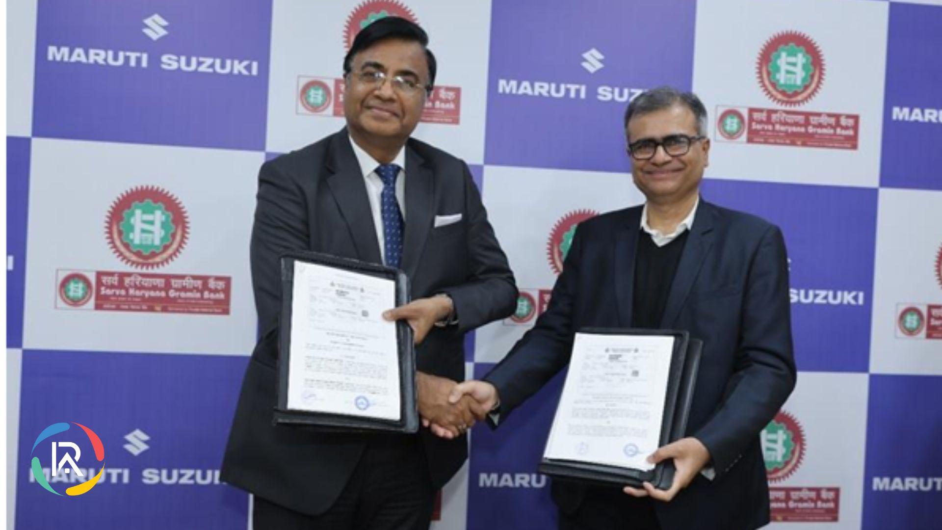 Maruti Suzuki MoU with SHGB for retail car financing