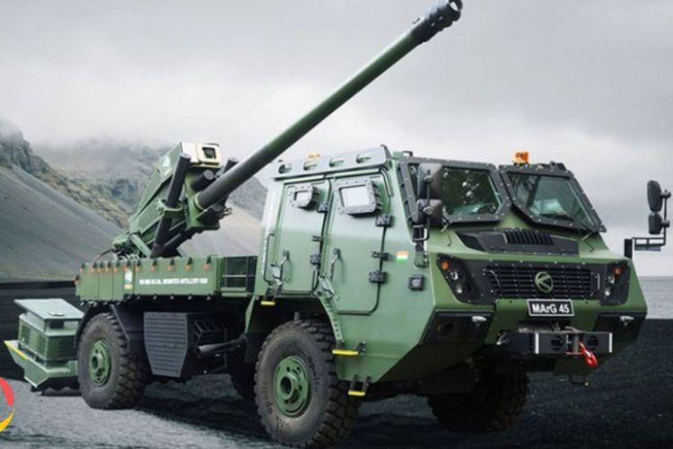 Kalyani Unveils MArG 45 Advanced 155mm Mobile Gun