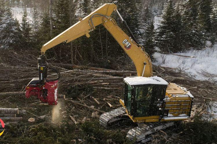 CAT Launches FM528 GF/LL Forestry Excavator