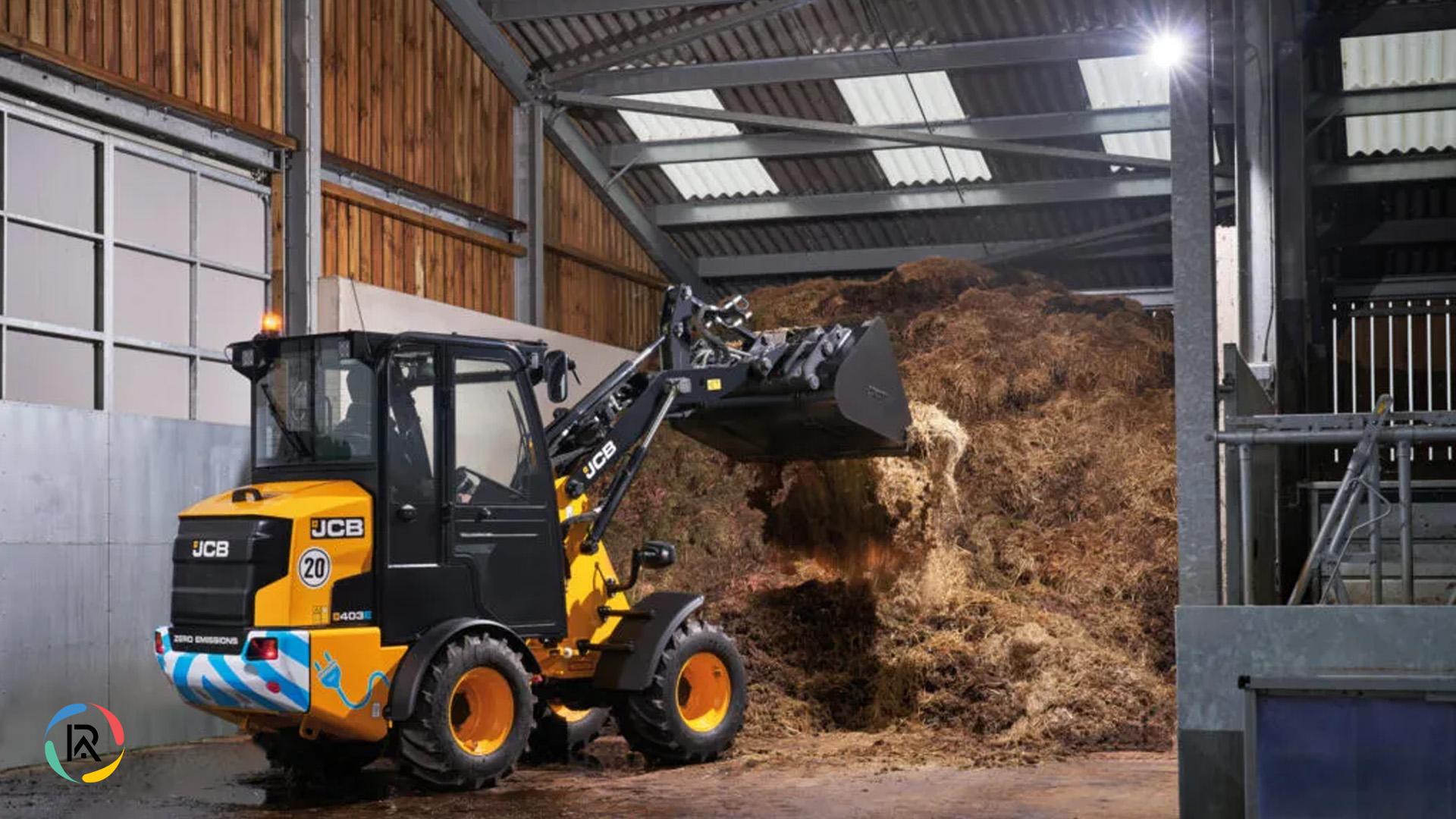 JCB Upgraded 403E Full Cab Ultra-Compact E-Loader