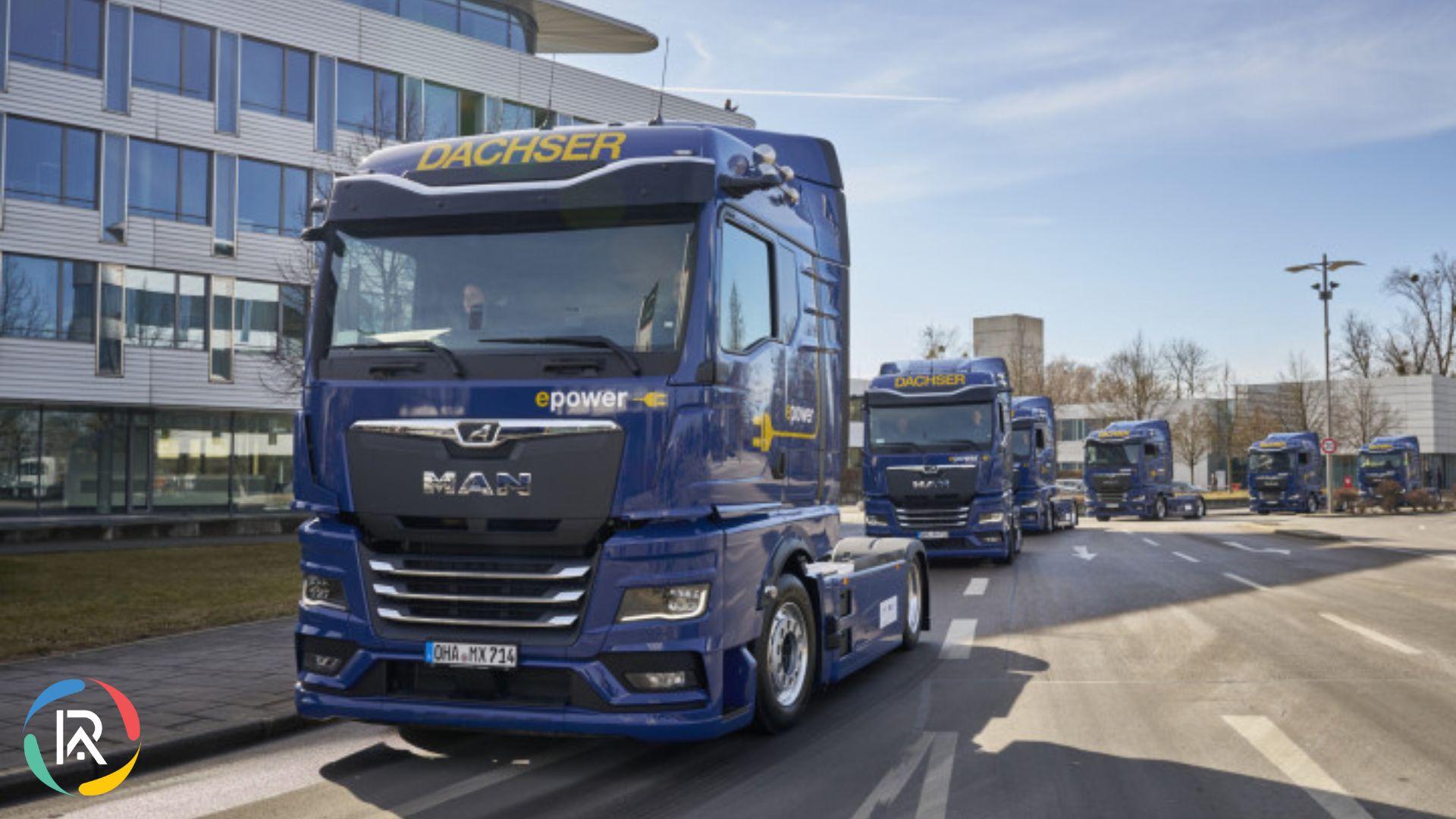 Dachser adds twelve MAN eTGX electric trucks