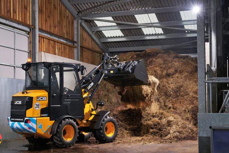 JCB Upgraded 403E Full Cab Ultra-Compact E-Loader
