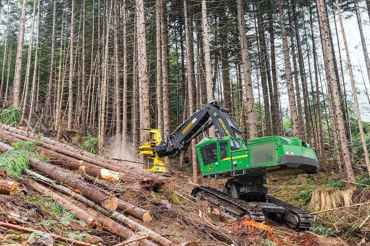 John Deere Upgrades 900 Series Feller Bunchers & Harvesters