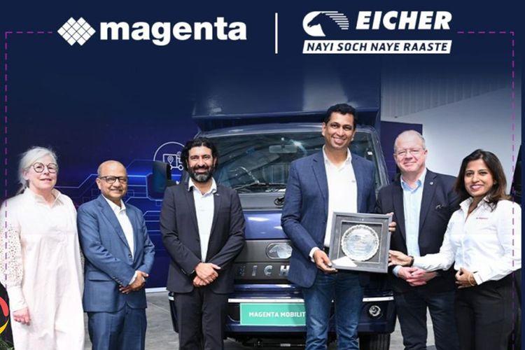 Eicher Partners with Magenta Mobility to Deploy Pro X E-Trucks