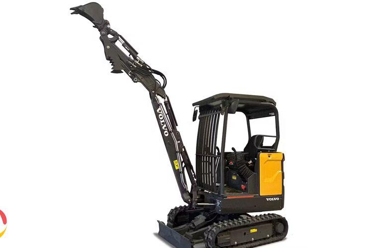 Volvo Upgraded EC18 E-Mini Excavator with Straight Boom