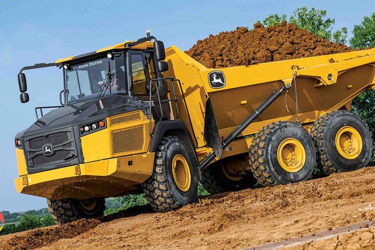 John Deere Unveils Next-Gen P-Tier Articulated Dump Trucks