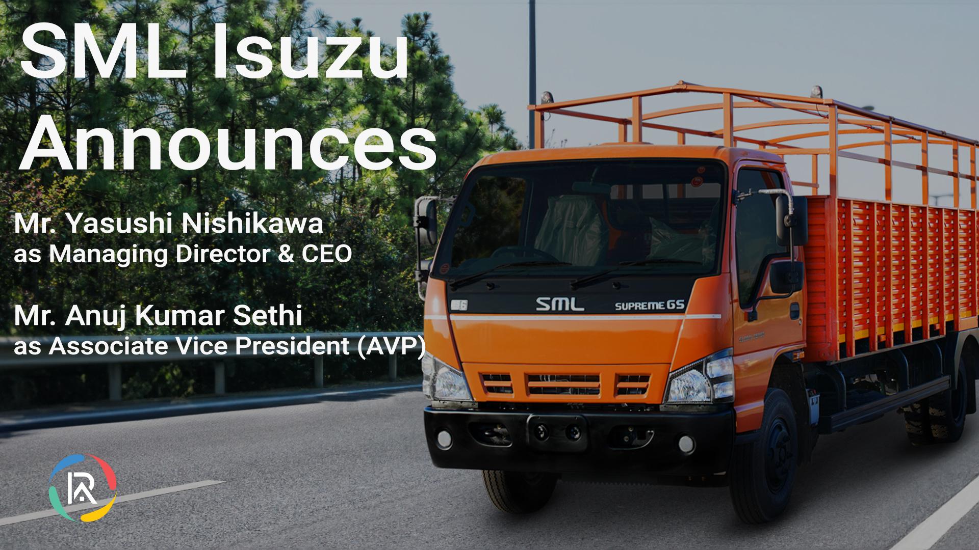 SML Isuzu announces Key Leadership Appointments