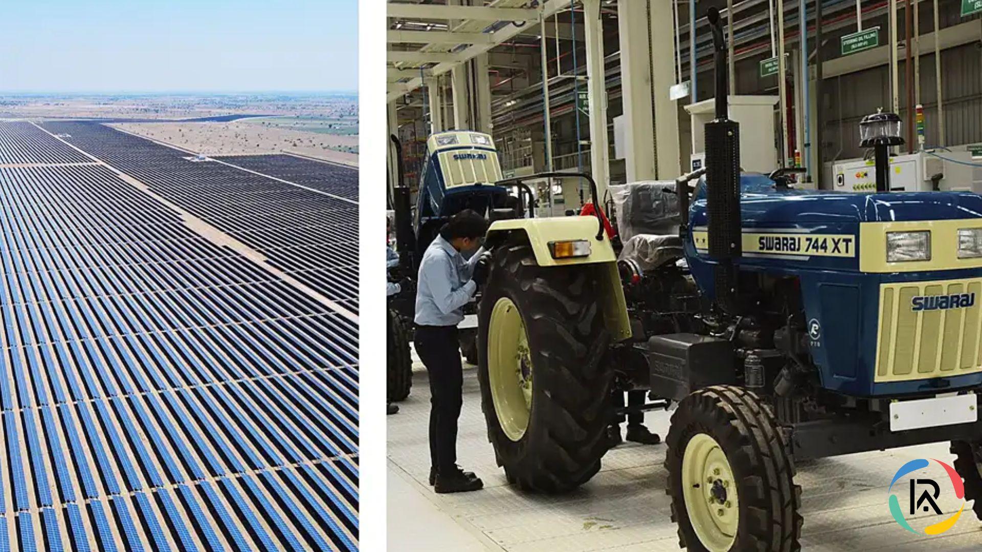 Swaraj Tractors & Mahindra Susten Launch 26MW Solar Project