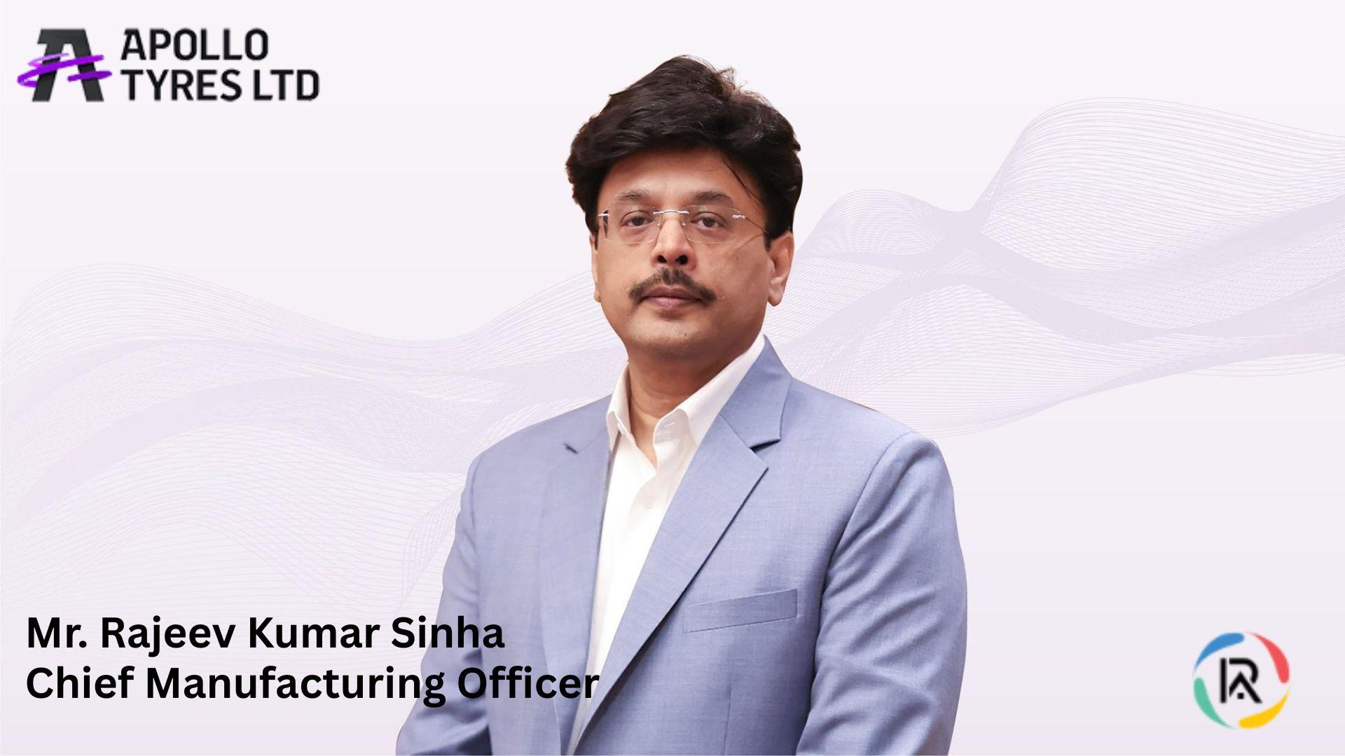 Apollo Tyres appoints a new Chief Manufacturing Officer
