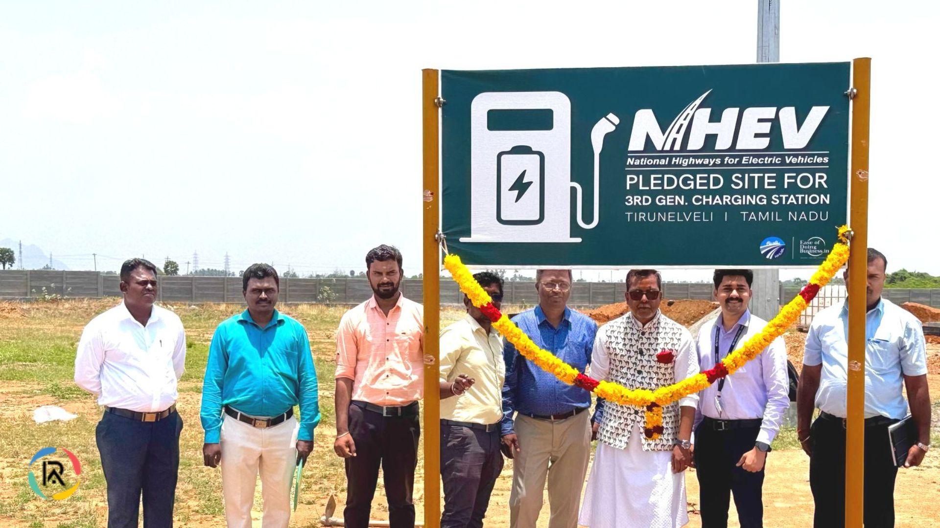 NHEV Acquires Site in Tirunelveli for 3G EV Charging Station