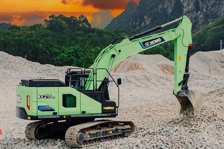 XCMG Launches XE215EV Electric Excavator at Bauma 2025
