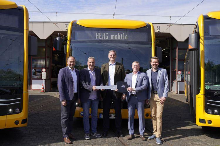 Daimler Delivers Five eCitaro Buses to HEAG mobile