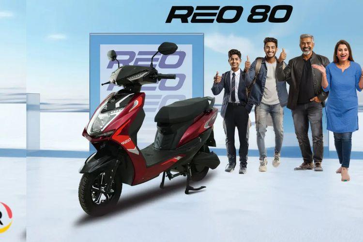 Ampere Unveils License Free Reo 80 E-Scooter