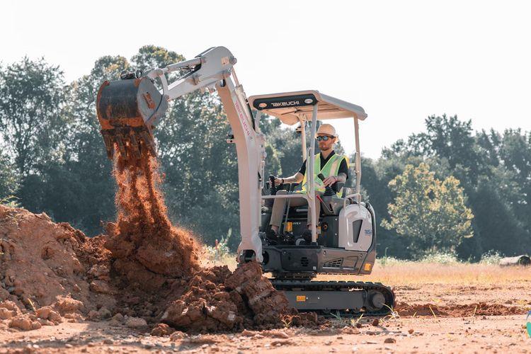 Takeuchi Launches New Electric Excavators at Bauma 2025