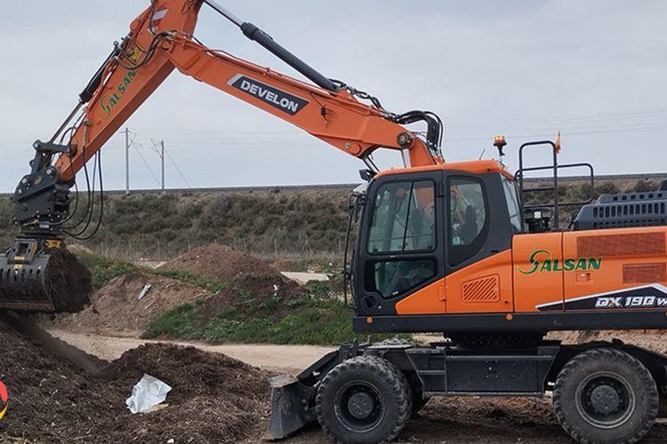 Alsan Enhances Efficiency with Develon DX190W-7 Excavator