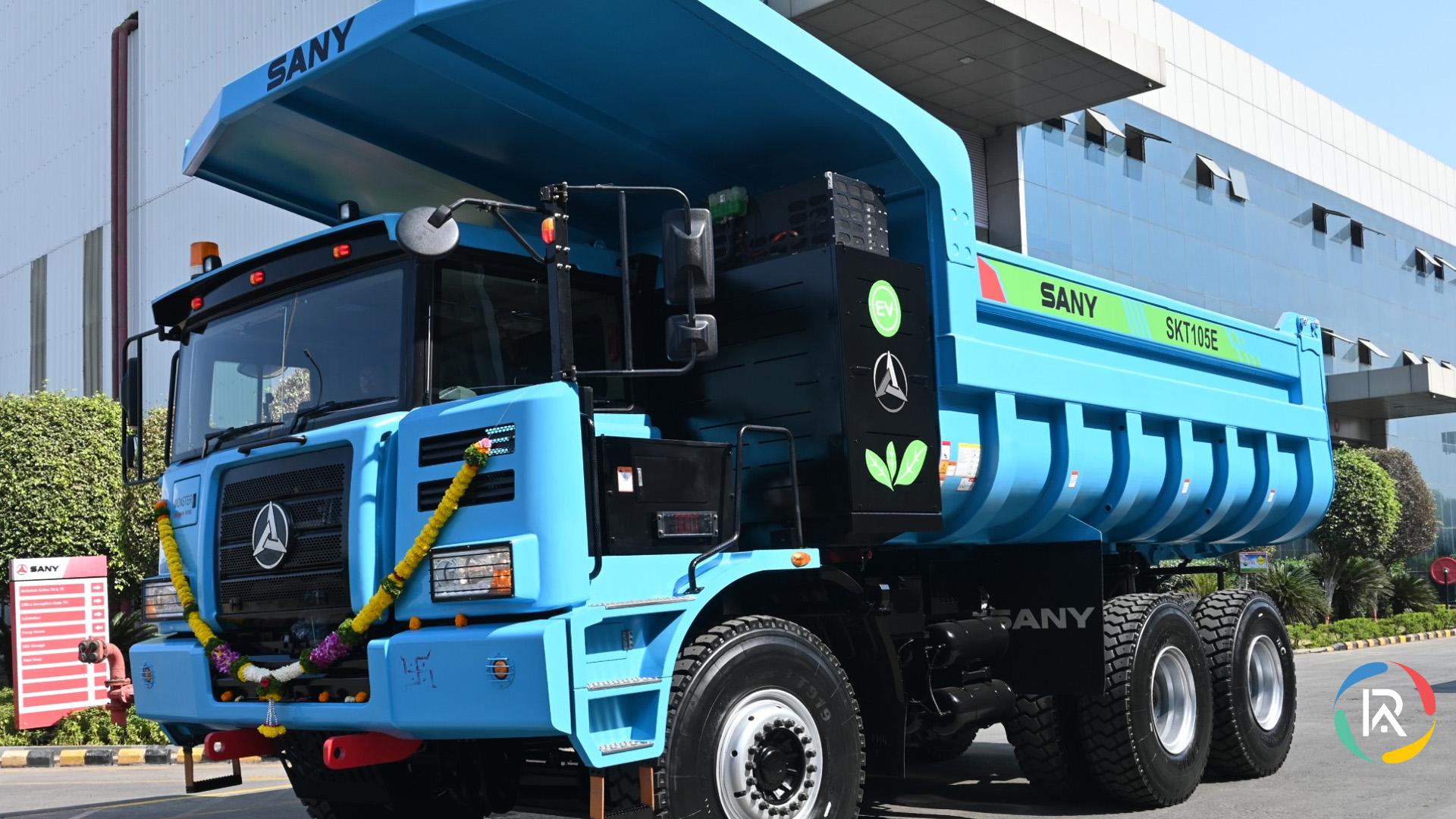 SANY Launches India’s First Electric Dump Truck, SKT105E