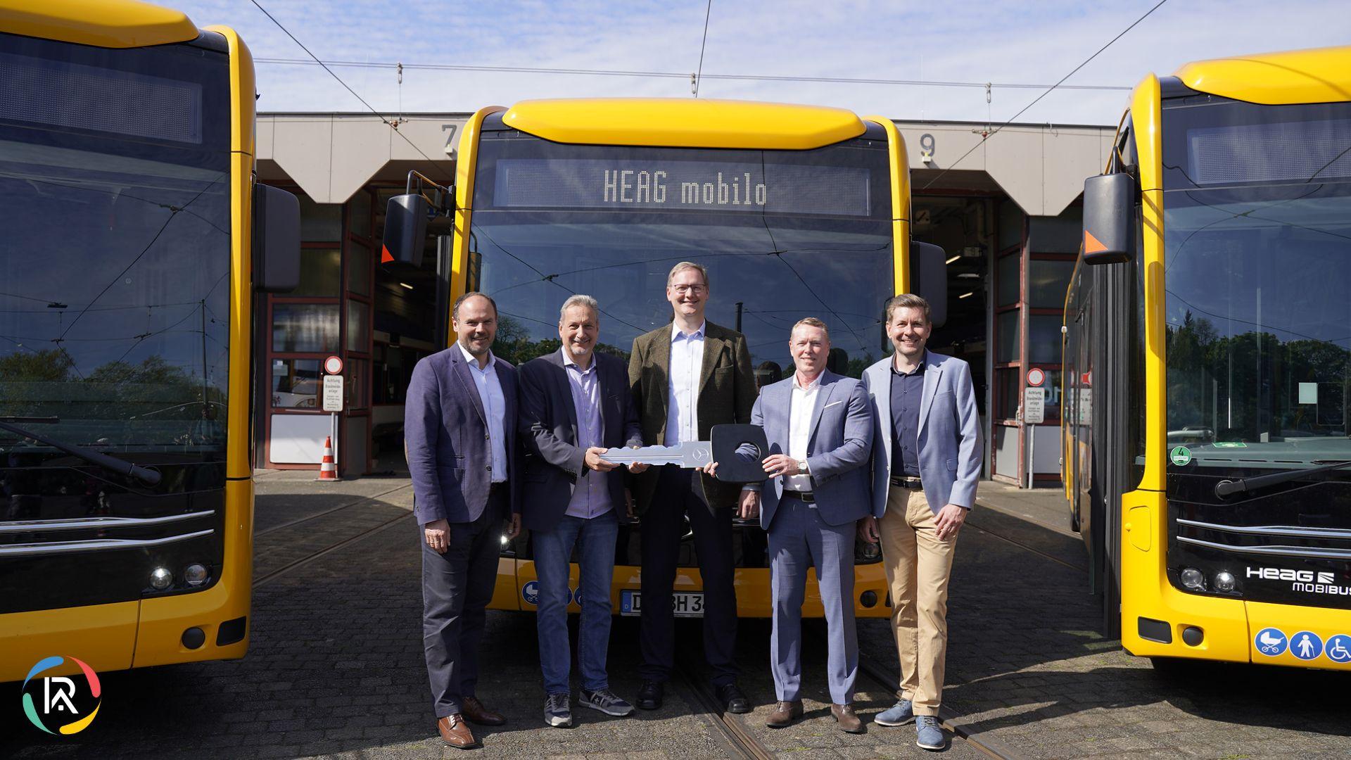 Daimler Delivers Five eCitaro Buses to HEAG mobile
