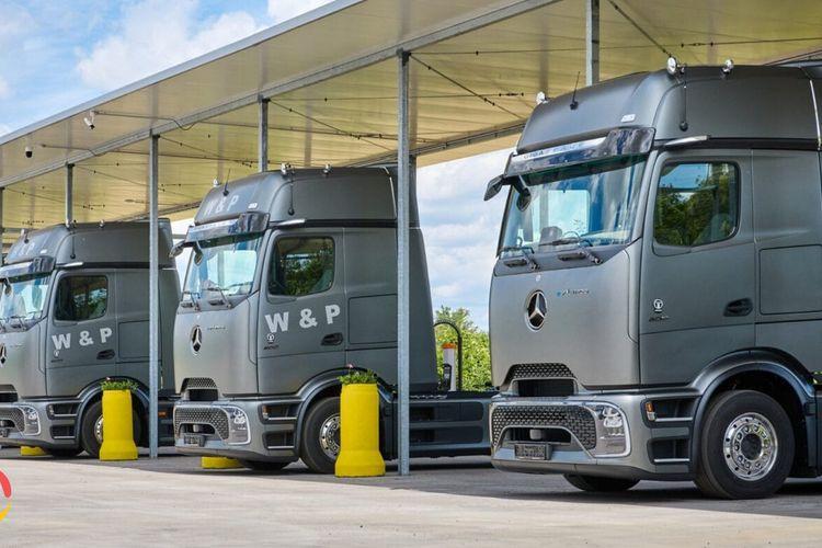W&P Adds 20 eActros 600 and Opens EV Charging Park