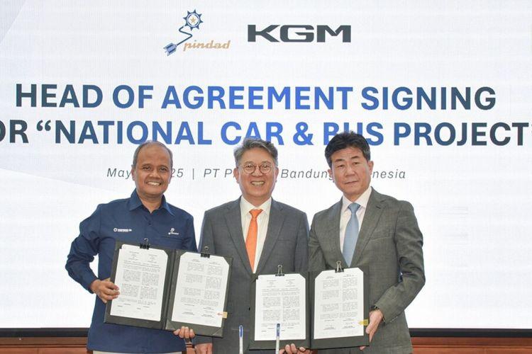 KGM Partners with Pindad on Indonesia's National Car and EV Projects