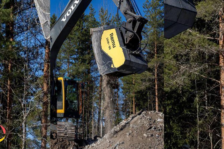 REMU Launches Excavator Crusher Buckets for Material Recycling