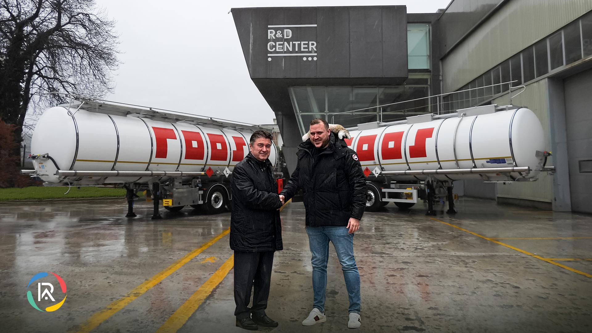 Kässbohrer Delivers 15 Ultra-Light Chemical Tankers to Roos Spedition