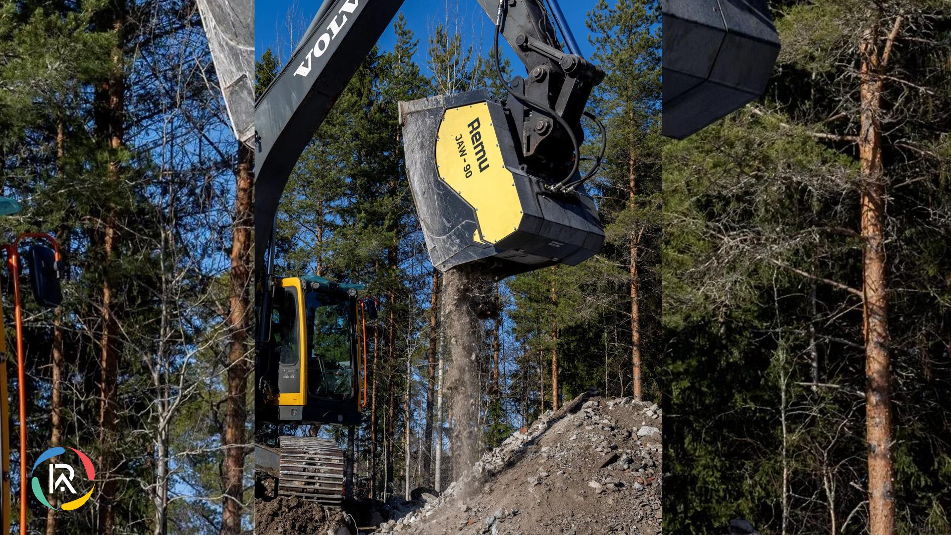 REMU Launches Excavator Crusher Buckets for Material Recycling