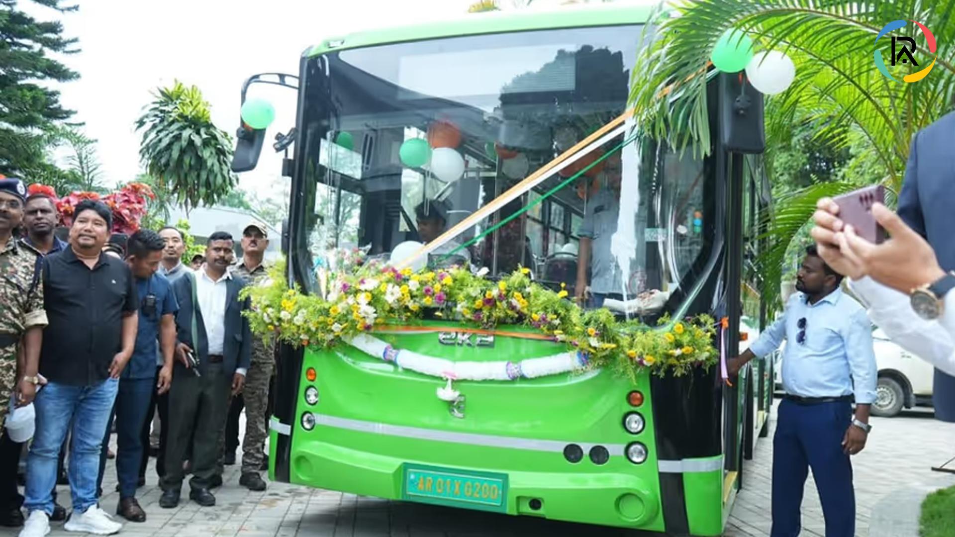 EKA Mobility E-Buses Flagged Off in Arunachal on World Environment Day