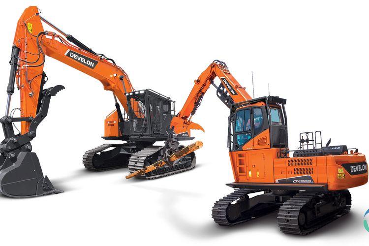 Develon Launches Log Loader and Road Builder Excavators