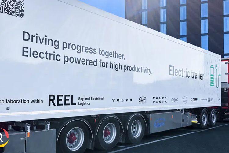 Ekeri, Volvo GTT & Volvo Penta Unveil E-Trailer Prototype