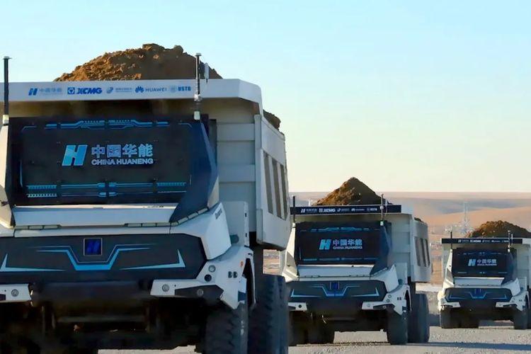 Fleet of 100 5G-Advanced Autonomous Electric Mining Trucks