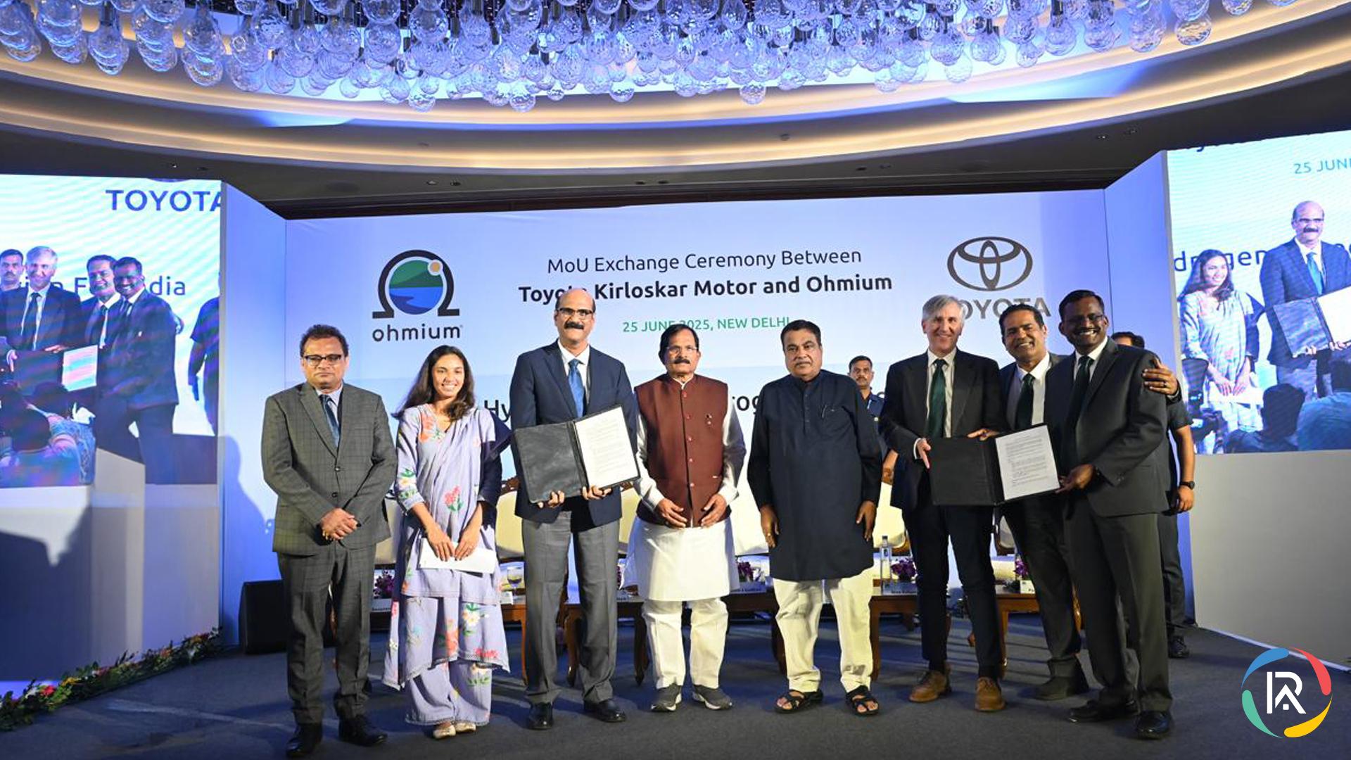 Toyota Kirloskar and Ohmium Sign MoU for Green Hydrogen in India