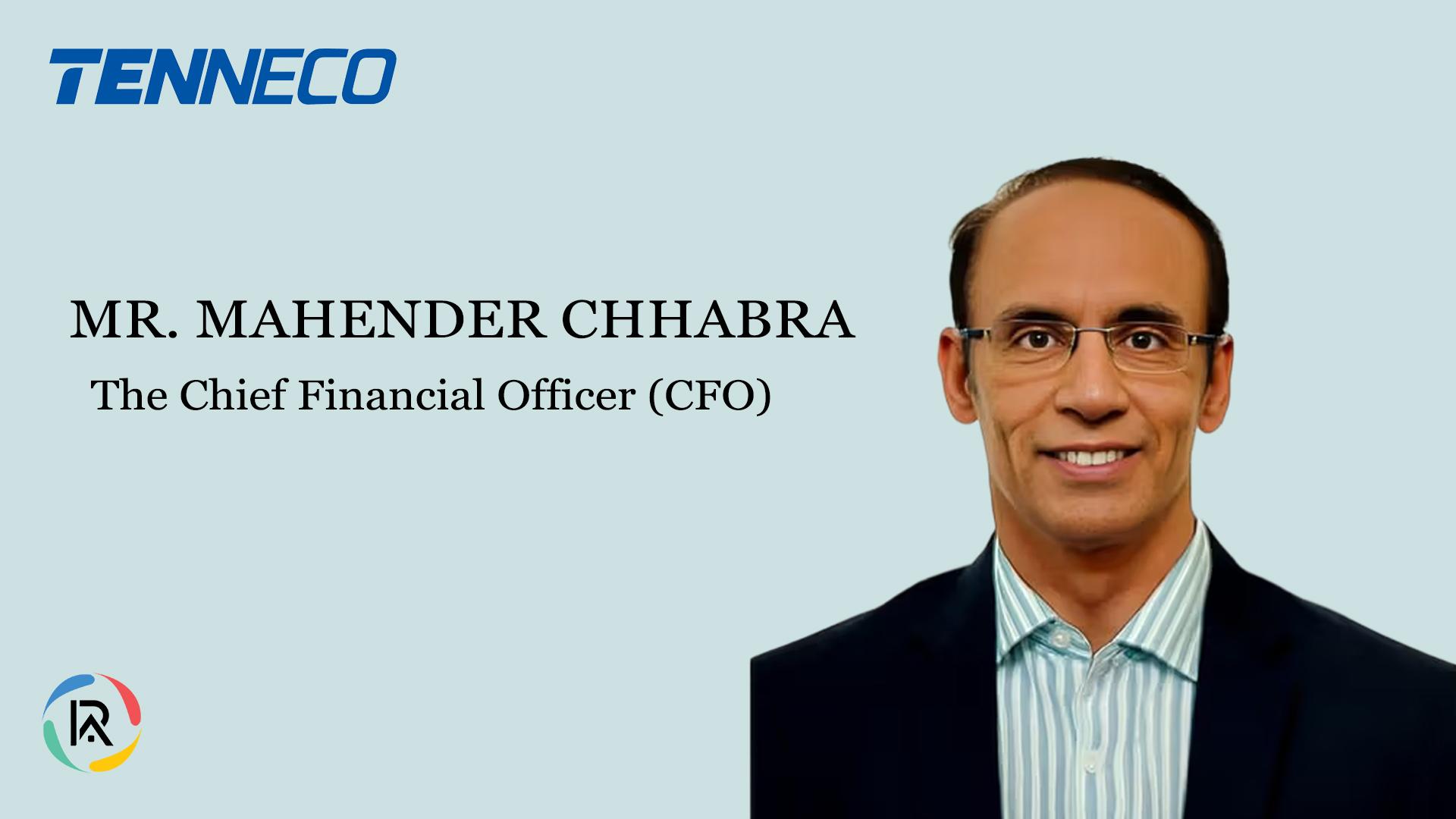 Tenneco India appoints a New CFO