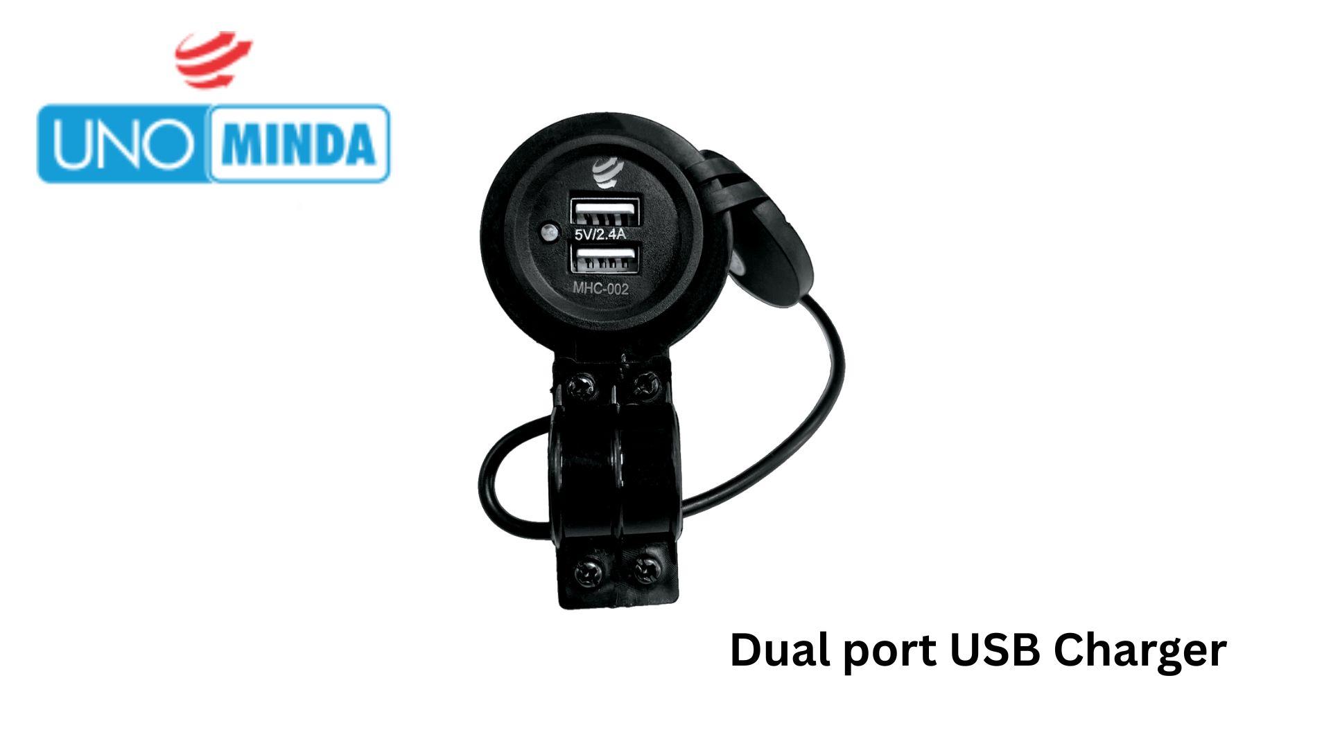 Uno Minda Launches Dual-Port USB Charger for Two-Wheelers