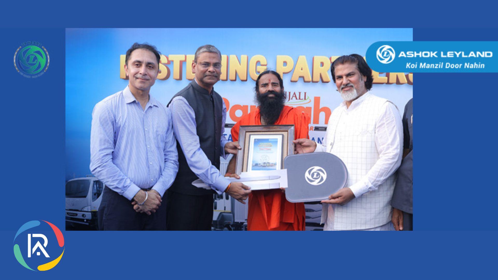 Ashok Leyland Begins Truck Deliveries to Patanjali Parivahan