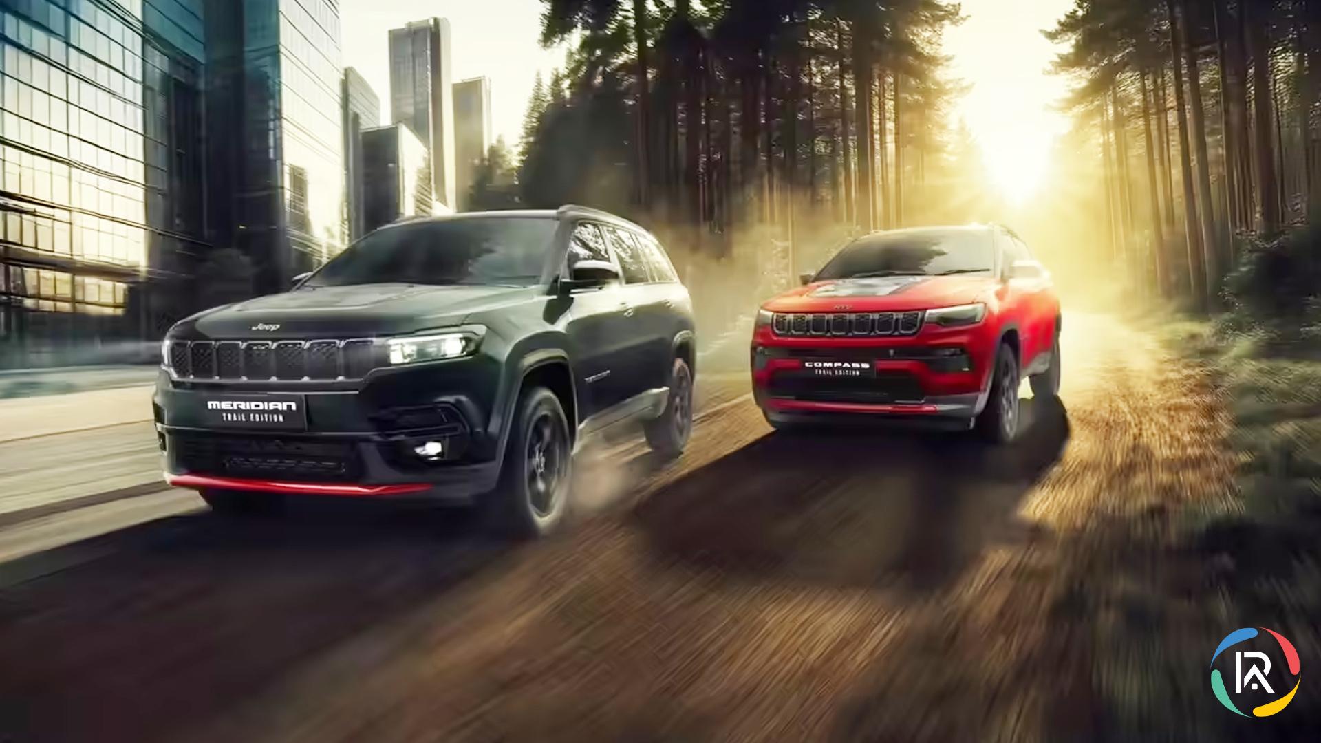 Jeep Unveils Trail Editions of Compass and Meridian SUVs