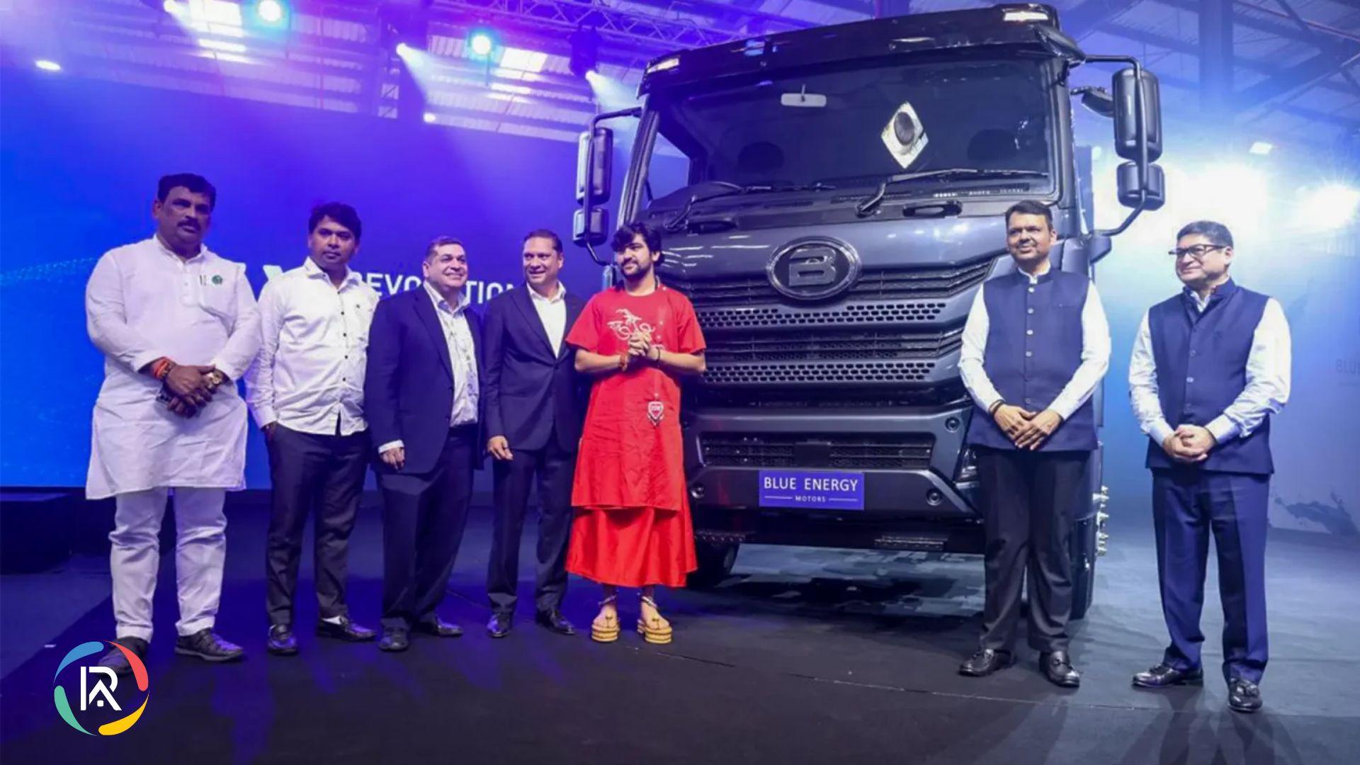 Blue Energy Motors Launches Electric Truck with Battery Swapping