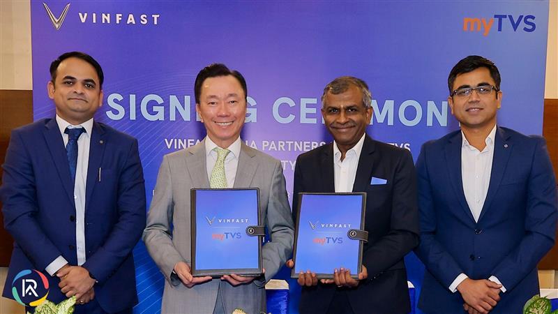 VinFast Auto India Partners with myTVS to Strengthen EV Service