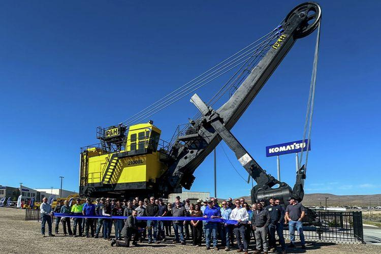 Komatsu Unveils Massive P&H 2100BL Shovel at Elko