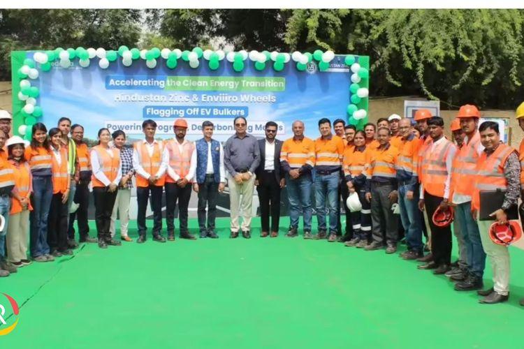 Hindustan Zinc Flags Off Electric Bulker Fleet in Udaipur