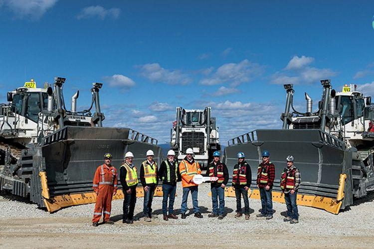 Liebherr-Canada Delivers PR 776 Dozers to Gibraltar Mine