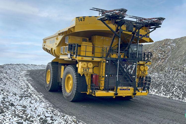 Komatsu Launches Diesel Trolley Power Agnostic Truck