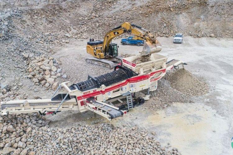MDS M515 Redefines Rip Rap Processing in North America