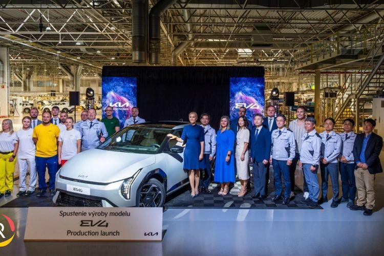 Kia Begins EV4 Production in Slovakia