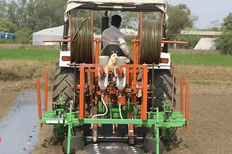 ICAR-CIAE Developed Advanced Mulching-cum-Planter Machine