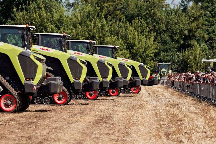 CLAAS Delivers 17 Xerion 12 Terra Trac Tractors to RHEA Holding