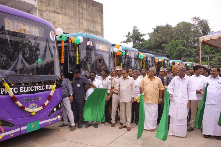 Puducherry Flags Off 25 Olectra E-Buses Under Smart City Drive