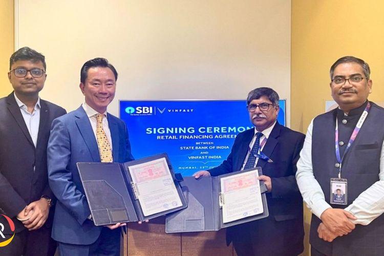 VinFast ties up with SBI for EV financing in India