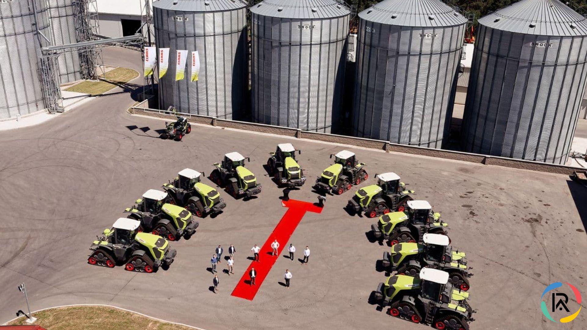 CLAAS Delivers 17 Xerion 12 Terra Trac Tractors to RHEA Holding