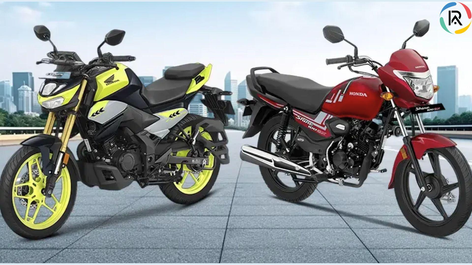 Honda Unveils CB125 Hornet and Shine 100 DX in Chennai